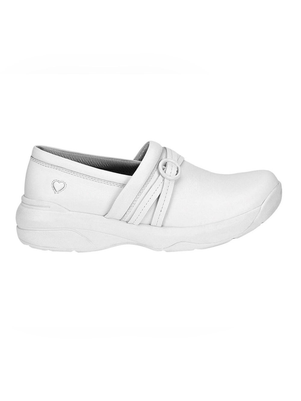 Nurse Mates Women's White Leather Ceri Healthcare Shoes Size 8